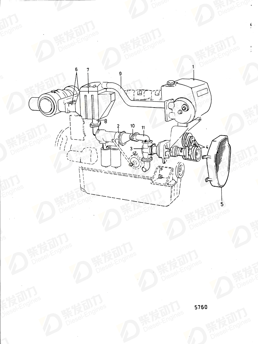 volvo penta Pipe elbow 843822 Drawing volvo penta Pipe elbow 843822 Drawing